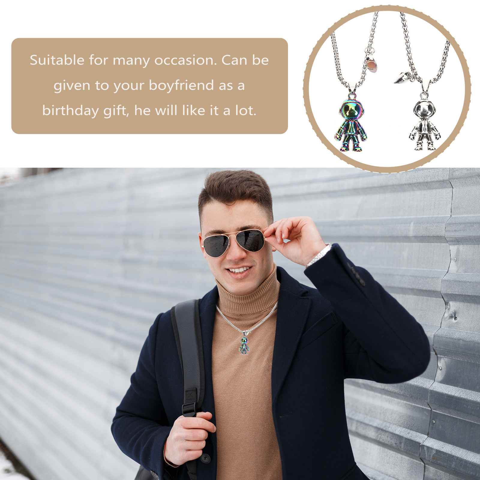Couple Matching Necklaces Magn - Magnetic Couple Matching Necklaces recension och pris