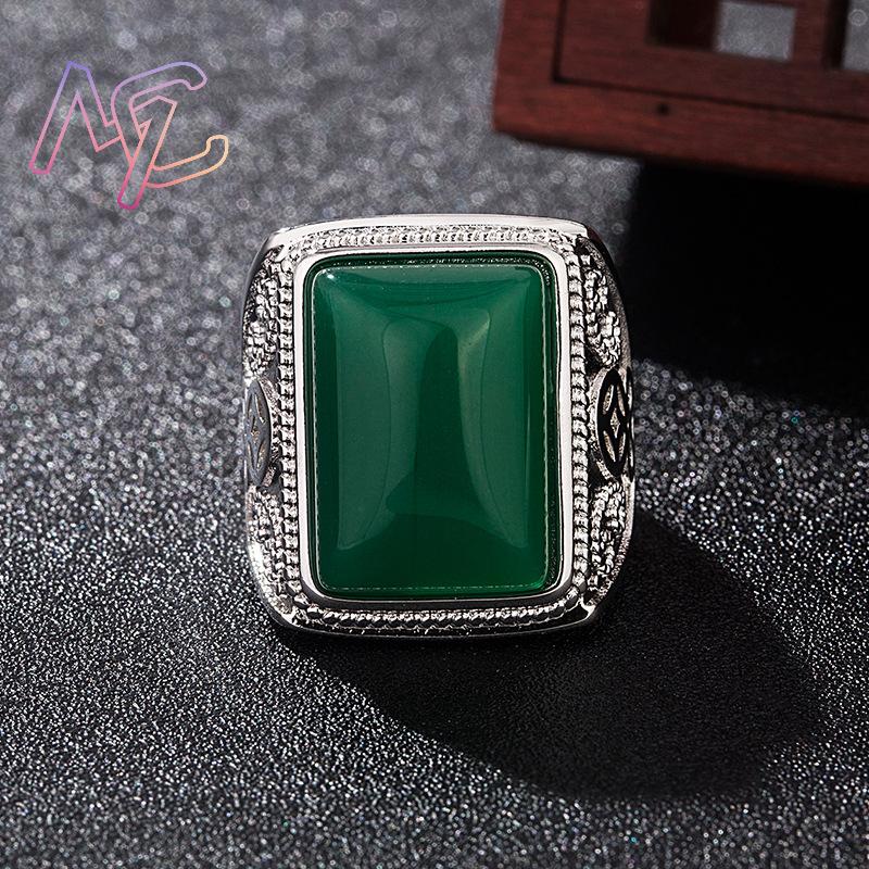 Green Natural Jade Rings Real  - Rings recension och pris