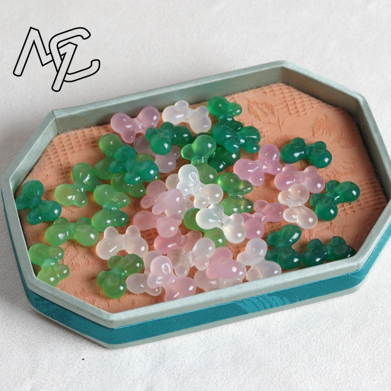 2PC Natural Chalcedony Double  - Earrings recension och pris