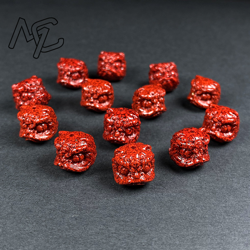 10pc Natural Cinnabar Crystal  - Earrings recension och pris
