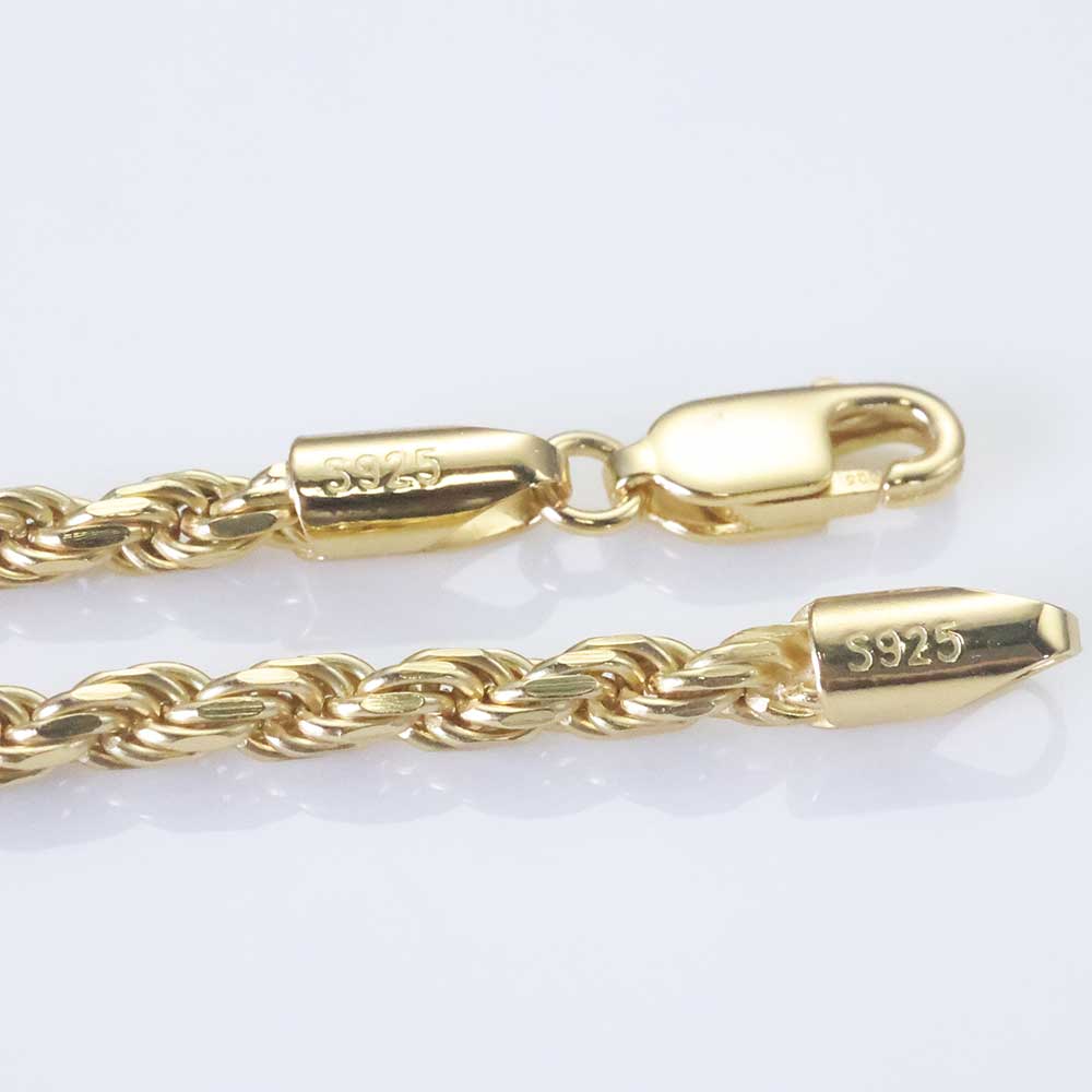 ESKEEM 3MM/5mm Men Women PVD 1 - 925 Sterling Silver Chain Necklace Men recension och pris